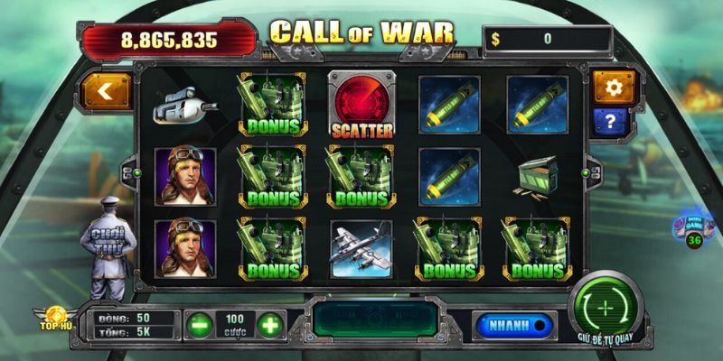 Trong Call of War B52 người chơi sẽ phải tính toán kỹ lưỡng từng bước đi của mình