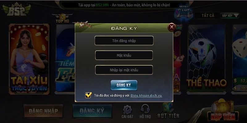 Đăng ký cổng cược ngay hôm nay để trải nghiệm game bài đầy hấp dẫn